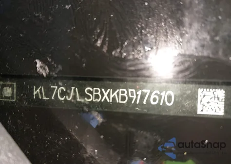 2019 Chevrolet Trax Lt из США, поврежденный, VIN KL7CJLSBXKB917610